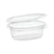 Pactiv PET Hinged Lid Deli Container, 4.92x5.87x2.48, 16oz, 1-Cmp, Clr, PK200 0CA910160000 - alternate 1